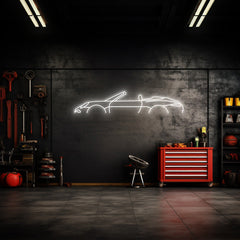 911 Model 991 Cabrio Neon Silhouette