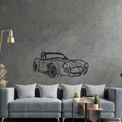 Cobra 1965 Angle Silhouette Metal Wall Art