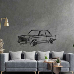 2002 1974 Angle Silhouette Metal Wall Art