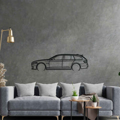 5 Series F11 2014 Detailed Silhouette Metal Wall Art