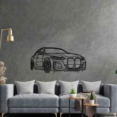i4 M50 2024 Angle Silhouette Metal Wall Art