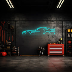 AMG GT-R Neon Silhouette