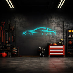 E92 M3 Neon Silhouette
