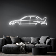 Evo 9 Neon Silhouette