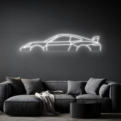 911 991 GT3 Neon Silhouette