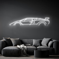Countach Neon Silhouette