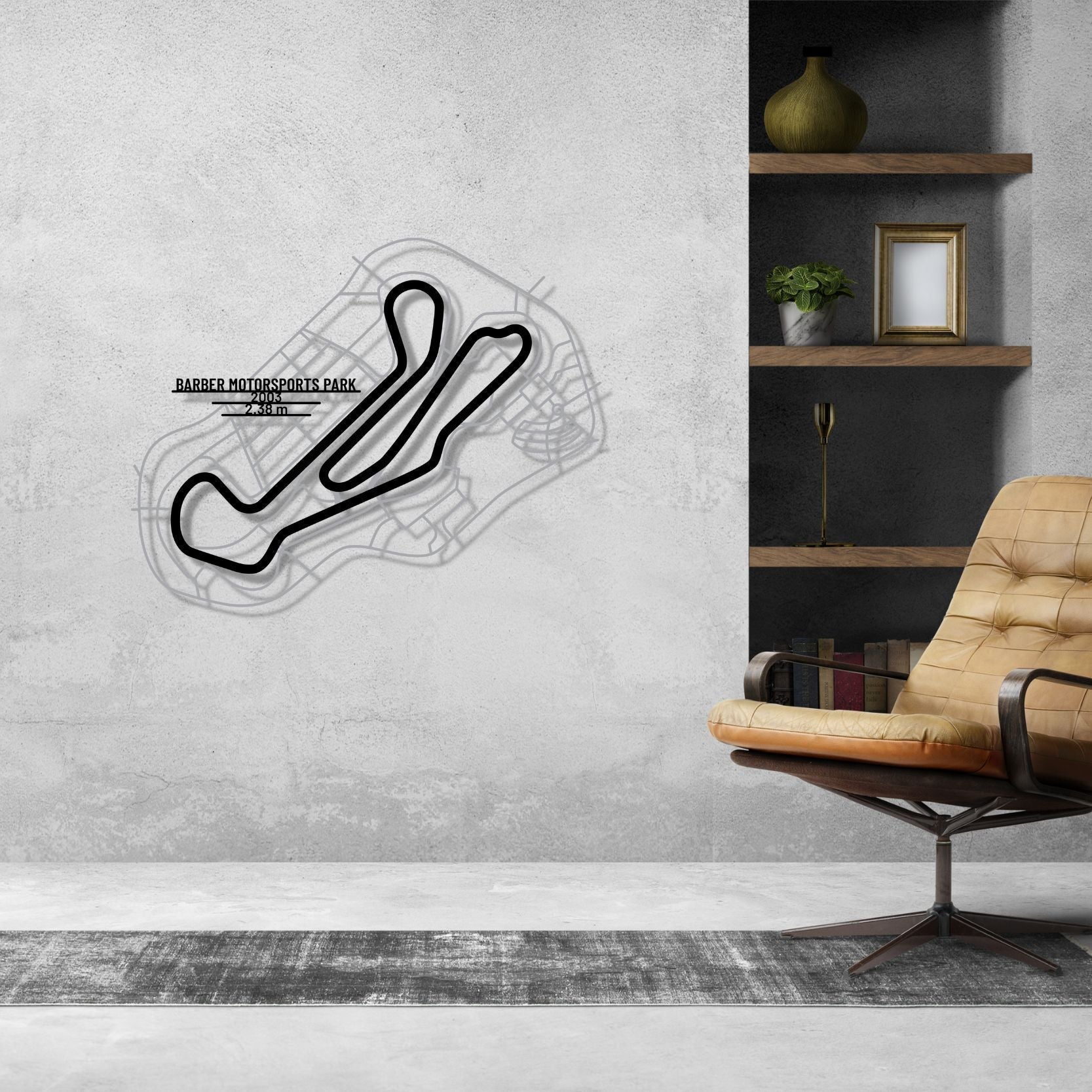 Barber Motorsports Park Metal Wall Art
