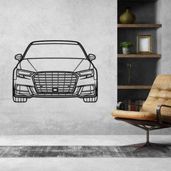 S3 2017 Front Silhouette Metal Wall Art