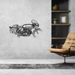 900SS 1977 Silhouette Metal Wall Art