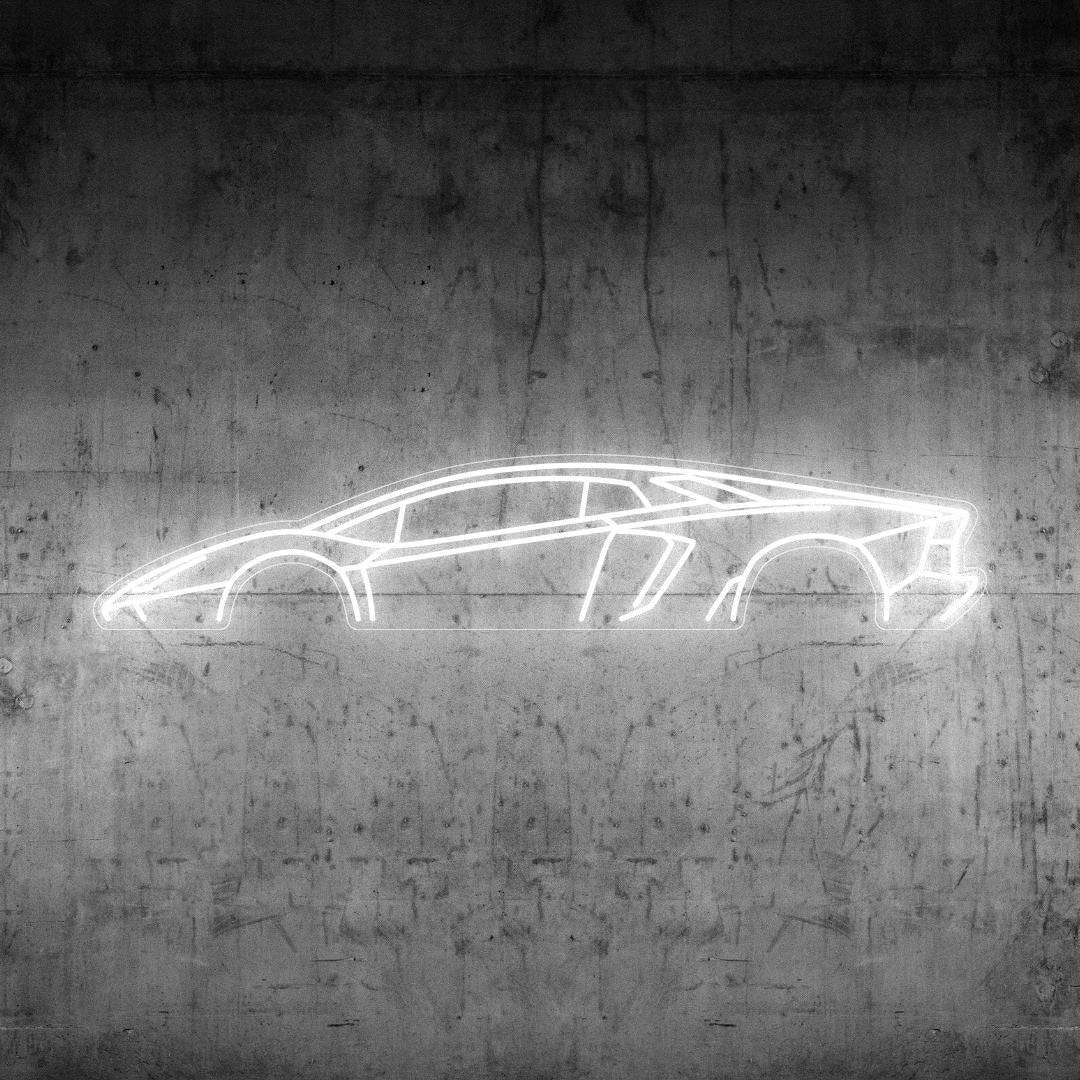 Aventador Neon Silhouette