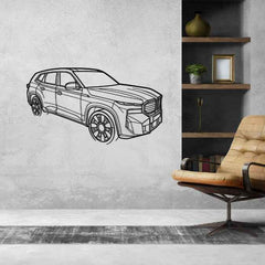 XM 2023 Angle Silhouette Metal Wall Art