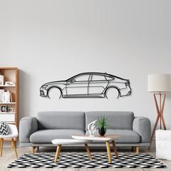RS5 Sportback Mk2 Detailed Silhouette Metal Wall Art