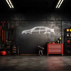 Civic Si 2020 Neon Silhouette