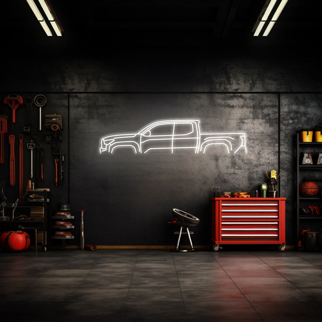 Tacoma TRD 2024 Neon Silhouette