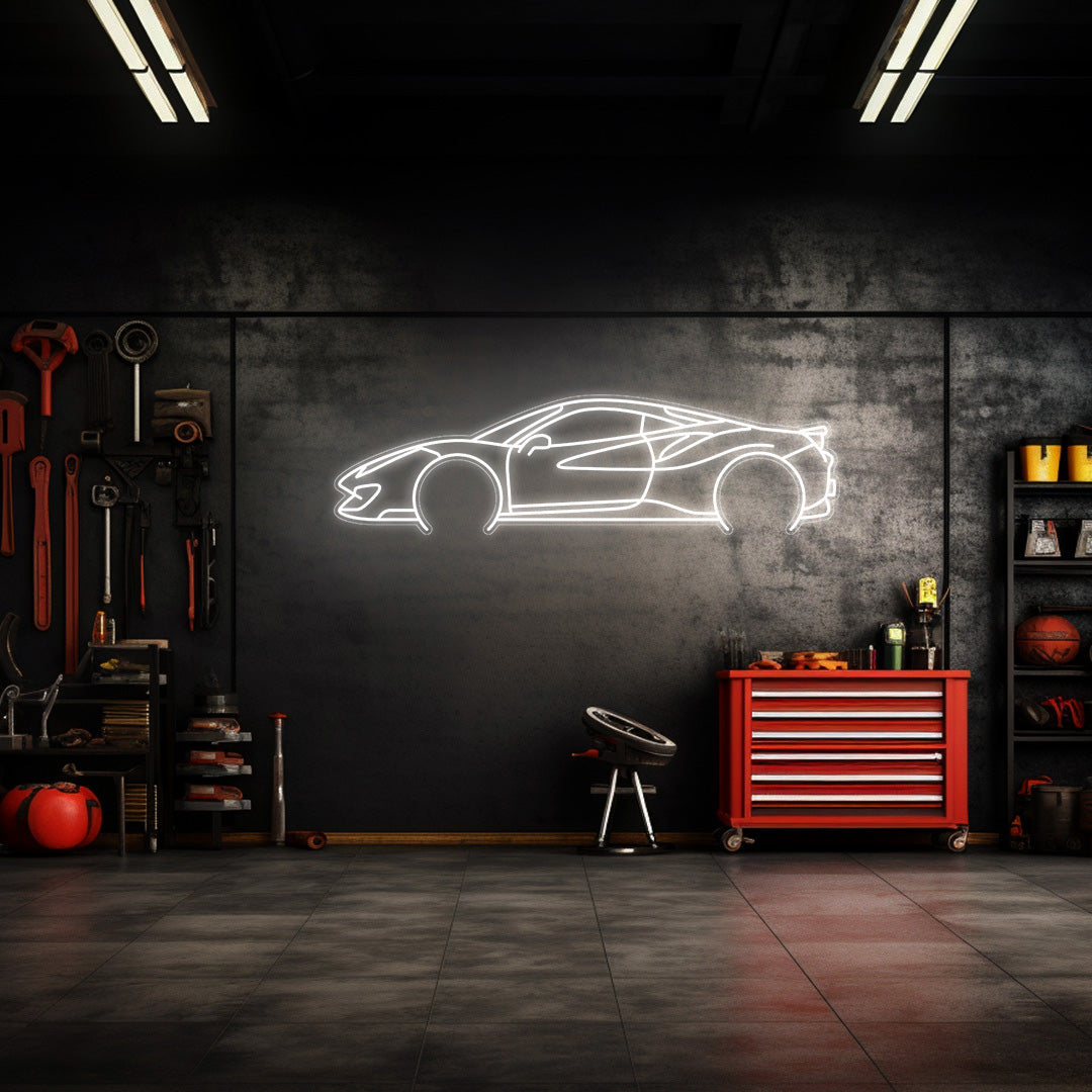 488 Neon Silhouette