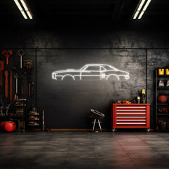 Firebird 1968 Coupe Neon Silhouette