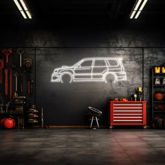 Forester 2004 Neon Silhouette