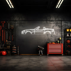 Spider Abarth Neon Silhouette