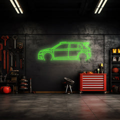 Fabia R5 Neon Silhouette