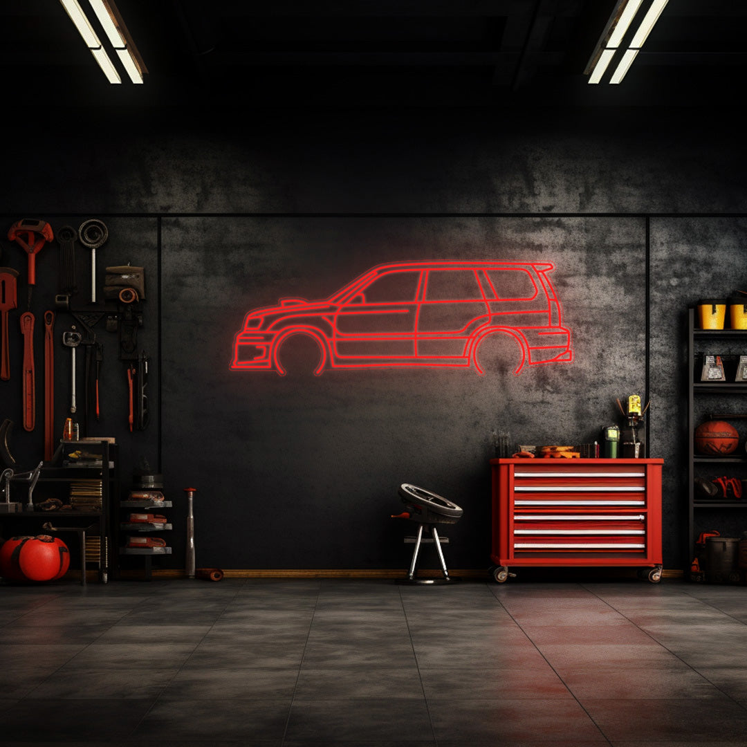 Forester 2004 Neon Silhouette