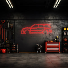Forester 2004 Neon Silhouette