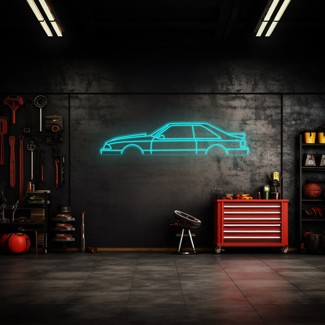 Mustang LX 1988 Neon Silhouette