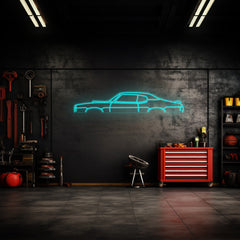 GTO 1969 Neon Silhouette