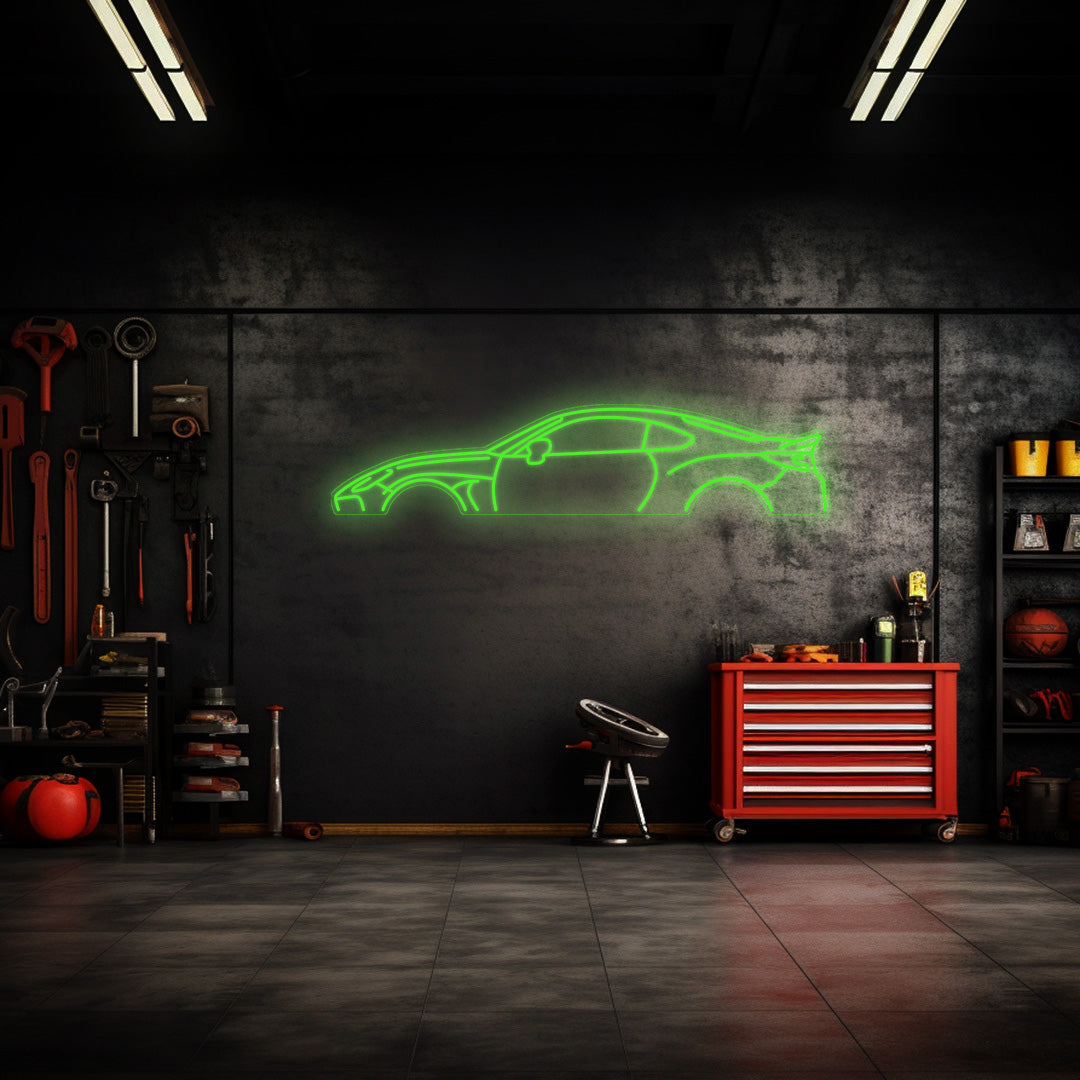 GR86 2023 Neon Silhouette
