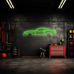 Mustang GT500 2013 Neon Silhouette