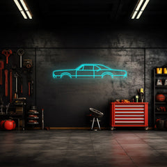 Cutlass 1967 Neon Silhouette