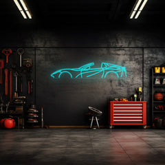 812 GTS Neon Silhouette