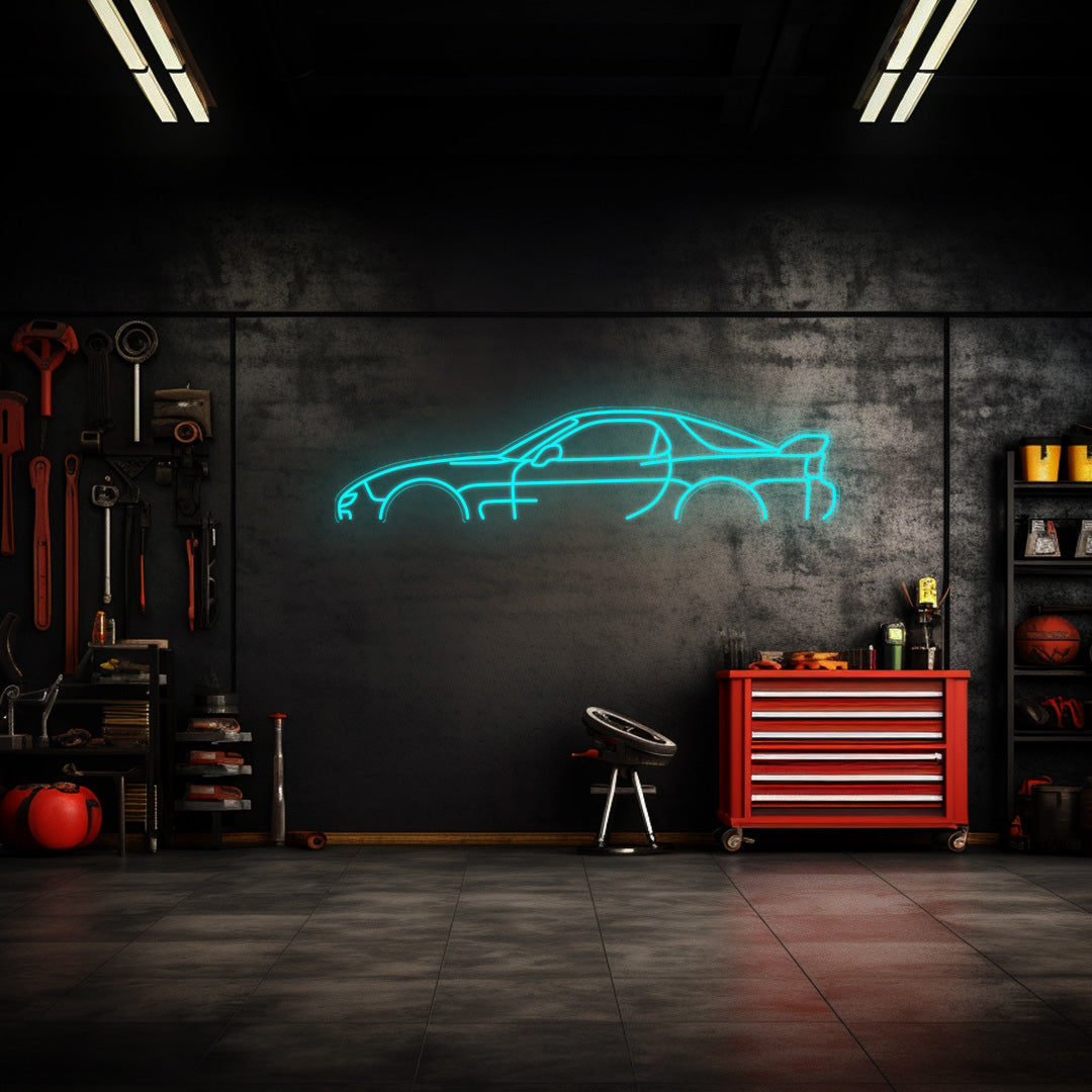 RX7 1996 Neon Silhouette