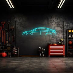 Civic Si 2020 Neon Silhouette