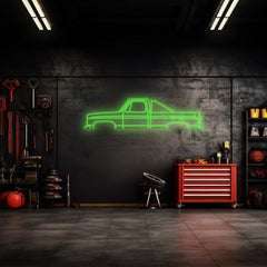 C10 1985 Neon Silhouette