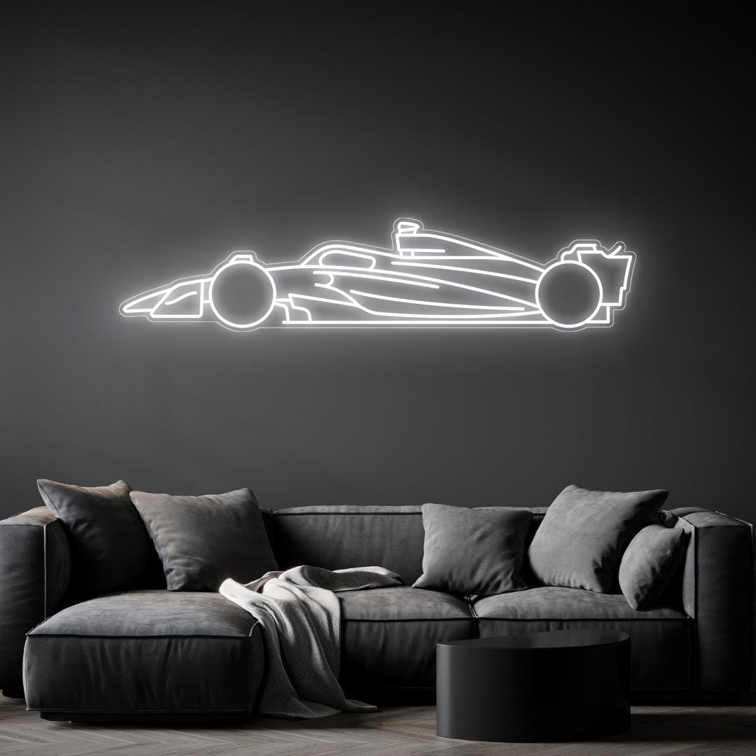 Formula F1 2025 Neon Silhouette