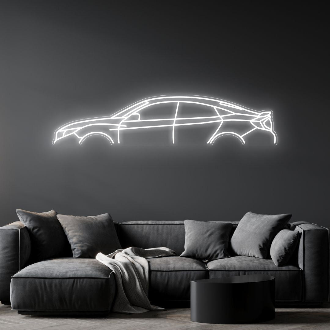 Civic Si 2020 Neon Silhouette