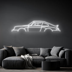 911 1981 SC Rally Neon Silhouette