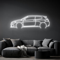 Scirocco R 2016 Neon Silhouette