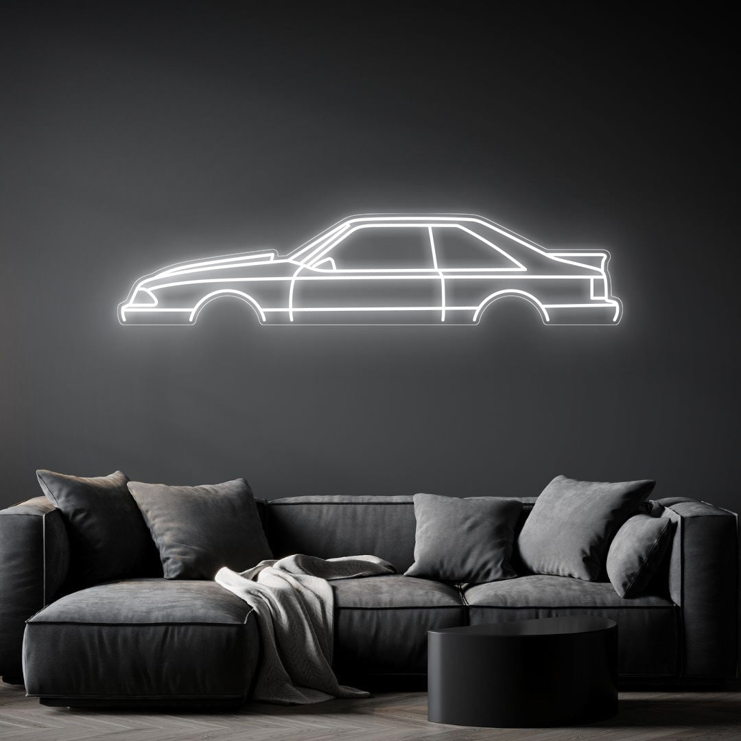 Mustang LX 1988 Neon Silhouette