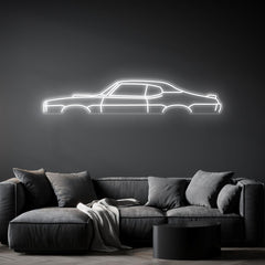 GTO 1969 Neon Silhouette