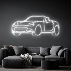MX5 Angle Neon Silhouette