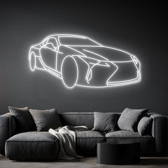 LC500 Angle Neon Silhouette