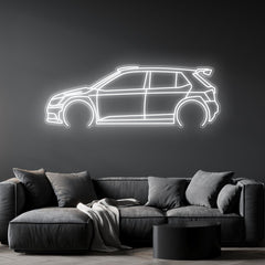 Fabia R5 Neon Silhouette