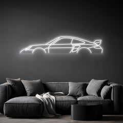 911 997 GT2 Neon Silhouette