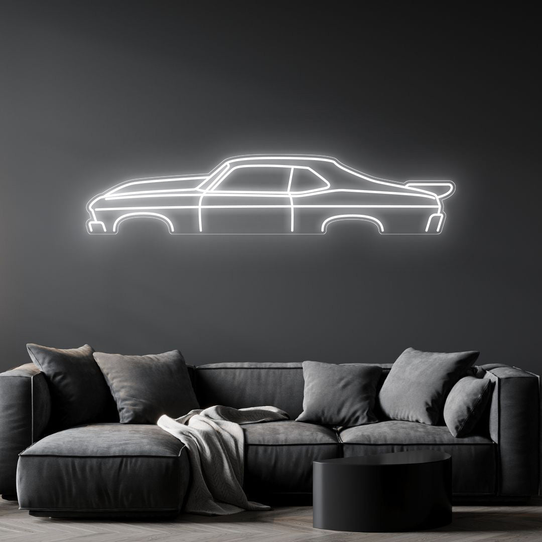 Nova 1970 Neon Silhouette