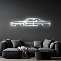 Charger RT 1970 Neon Silhouette