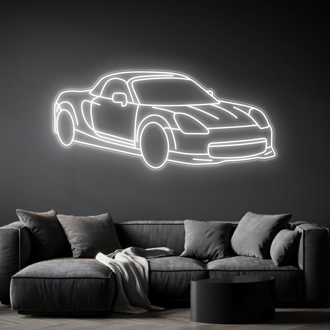 MR2 2002 Angle Neon Silhouette