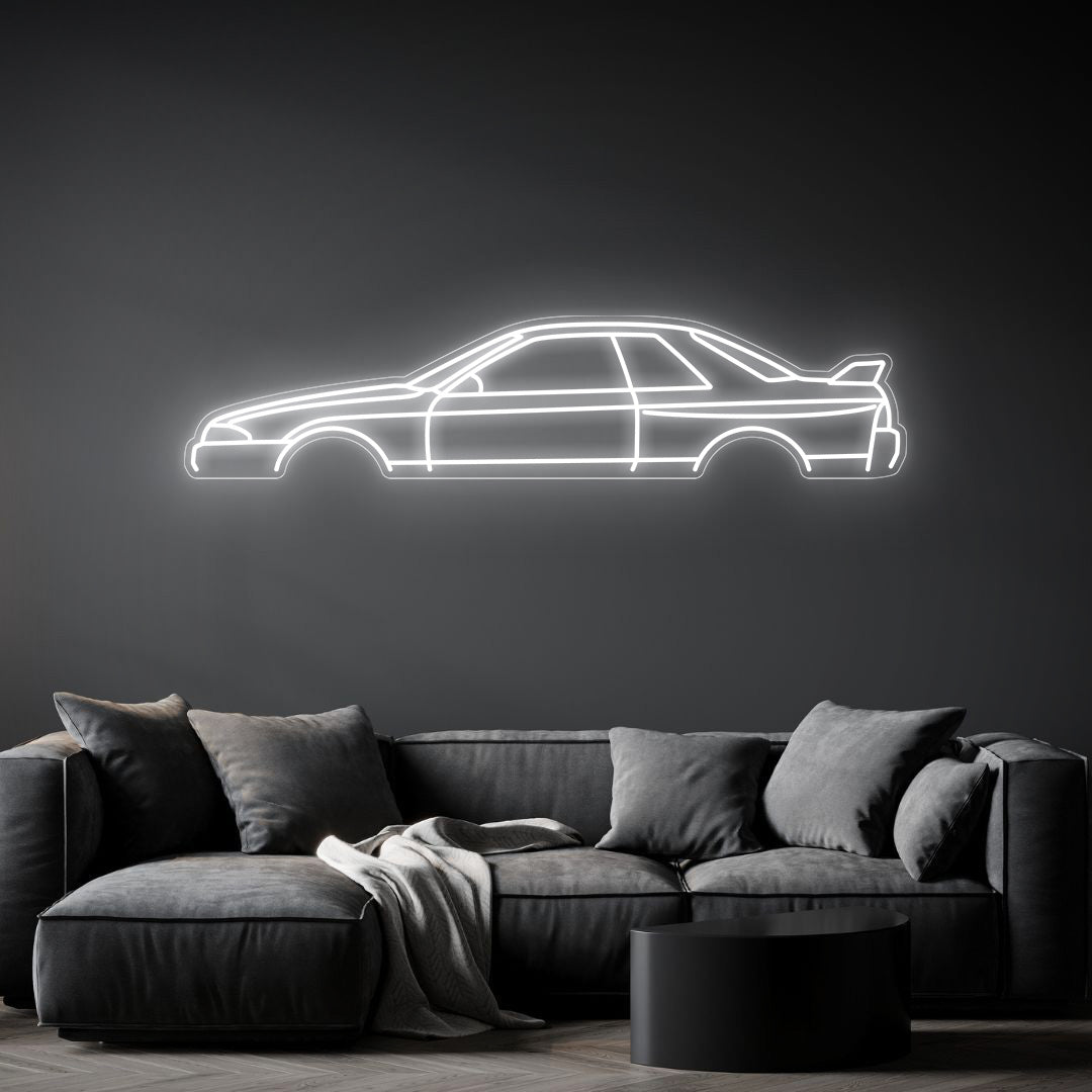 R32 GTR Neon Silhouette