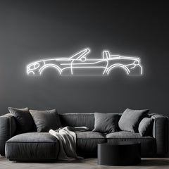 Spider Abarth Neon Silhouette