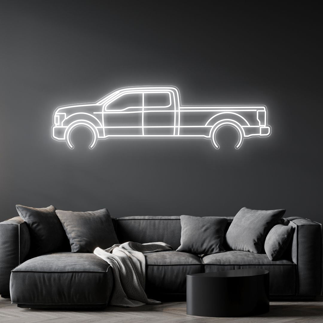 F350 2020 Neon Silhouette